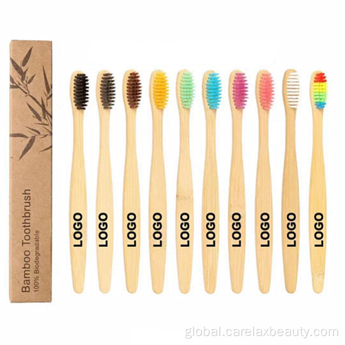 Bamboo Custom Tooth Brush Natural bamboo tooth brush for kids and adults Factory